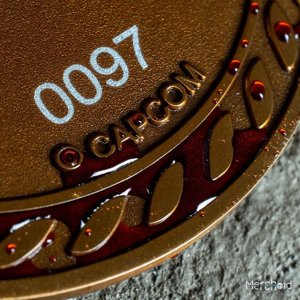 Resident Evil,Capcom Lion Limited Edition Metal Replica R.P.D. Medallion - Image 10