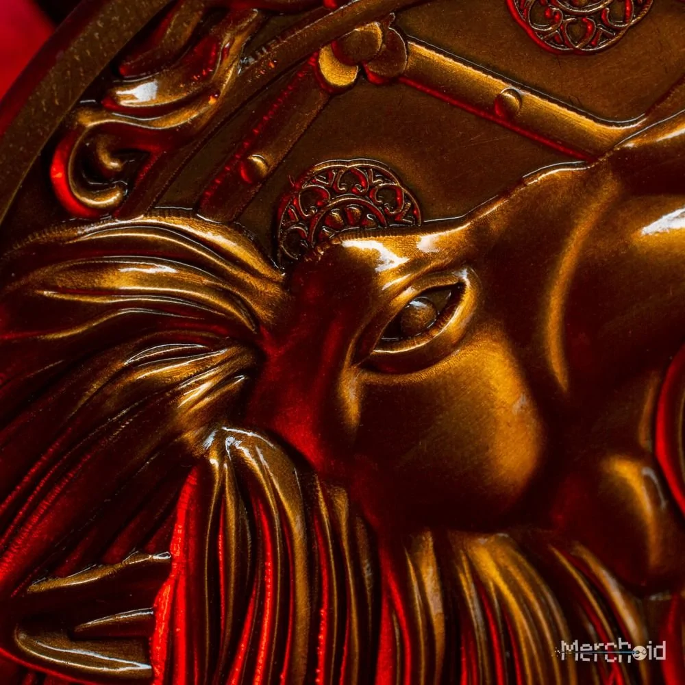 Resident Evil,Capcom Lion Limited Edition Metal Replica R.P.D. Medallion - Image 11