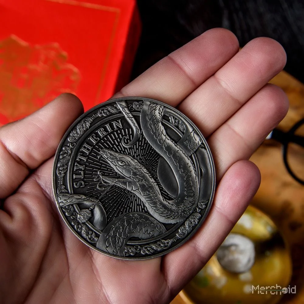 Harry Potter Slytherin Collectible Jumbo Coin - Image 5
