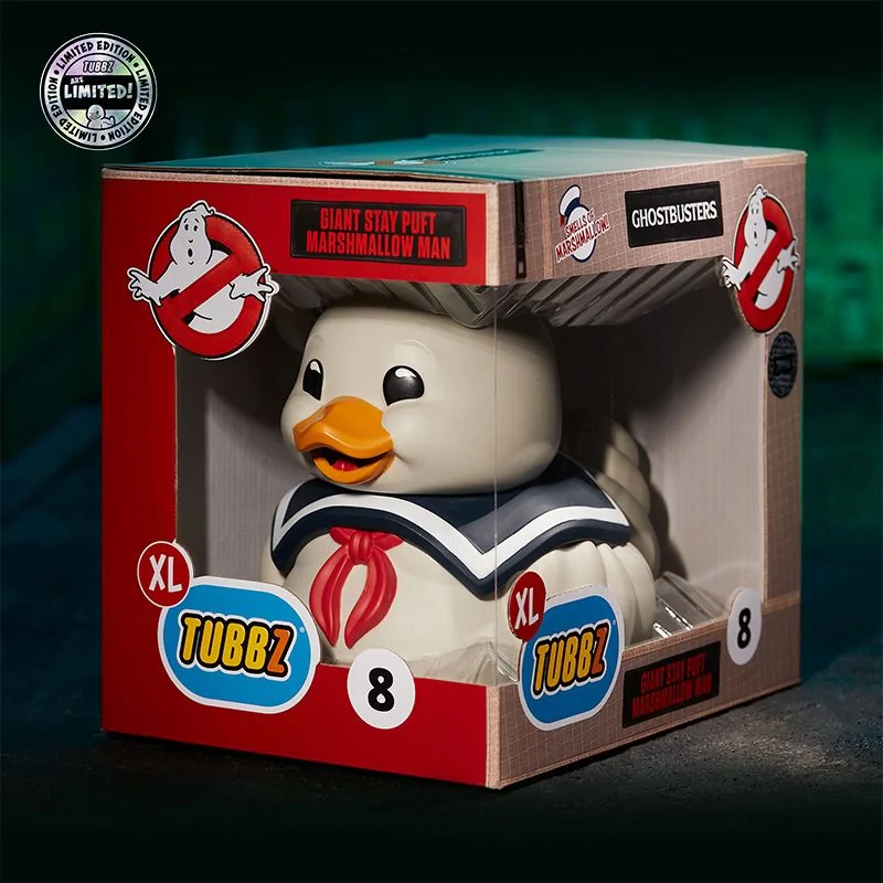 Ghostbusters Stay Puft Giant Tubbz Rubber Duck Collectible - Marshmallow Scented Preorder - Image 2