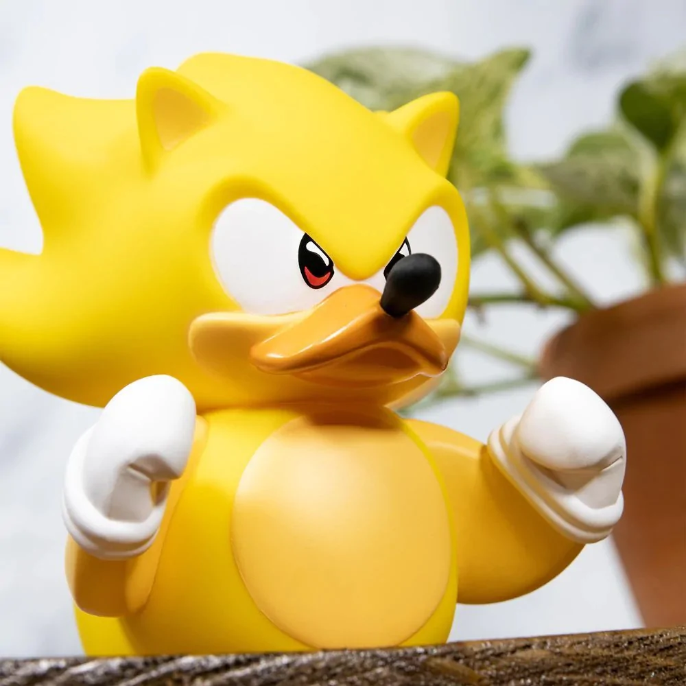 Sonic The Hedgehog Super Sonic Tubbz Rubber Duck Collectible - Image 4