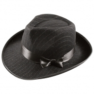 PIN STRIPE GANGSTER HAT