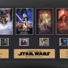 STAR WARS Episode I-VI Through The Ages Mini Framed Film Cell Preorder