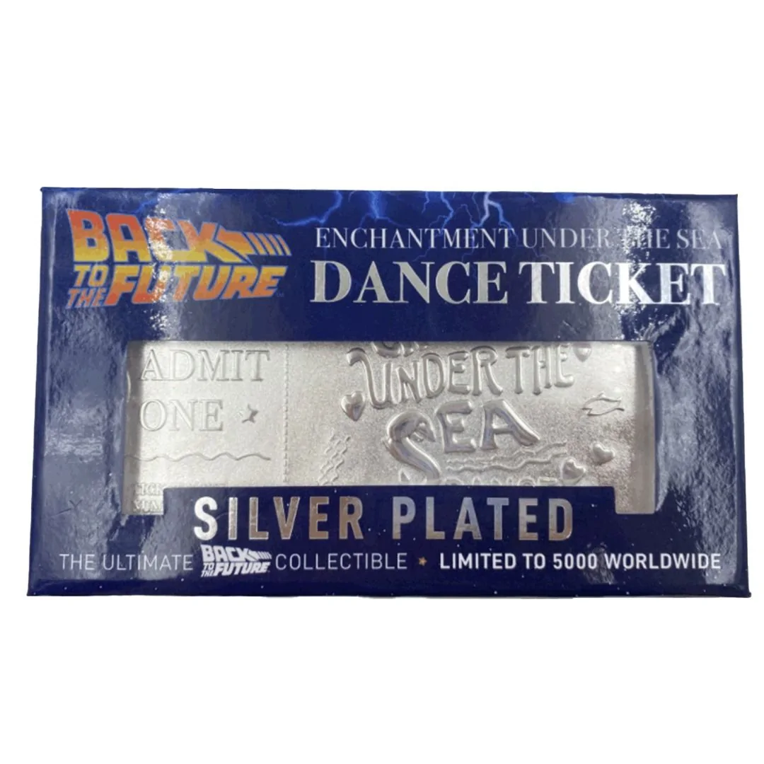 Back To The Future Limited Edition .999 Silver Plated Dance Ticket - Image 4