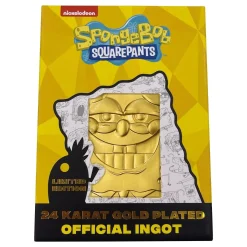 SpongeBob SquarePants 24k Gold Plated Limited Edition Ingot