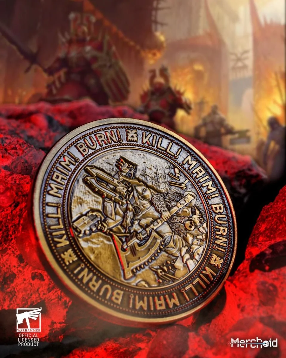 Warhammer 40,000 World Eaters Collectible Coin - Image 4