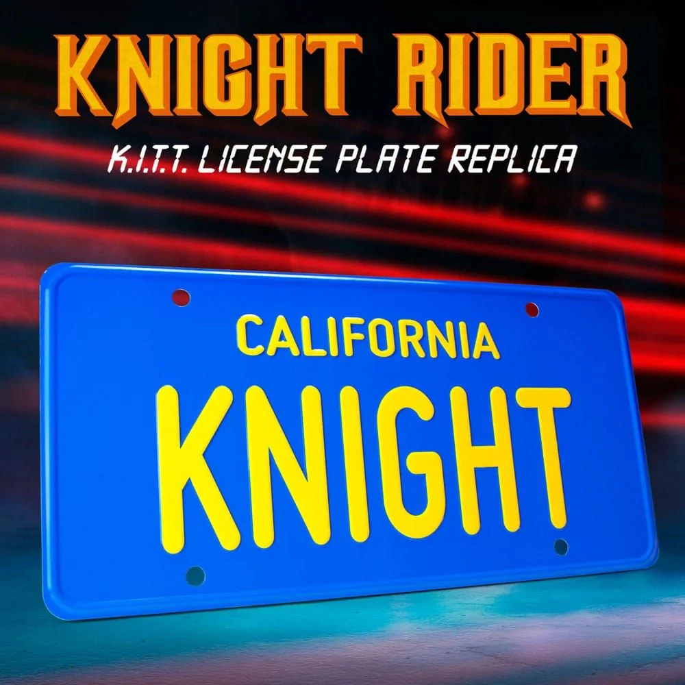 Knight Rider K.I.T.T. License Plate Replica - Image 4
