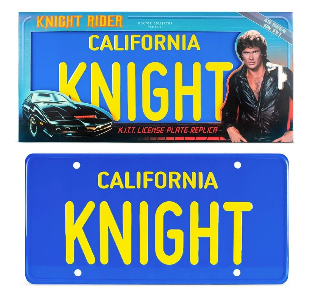 Knight Rider K.I.T.T. License Plate Replica
