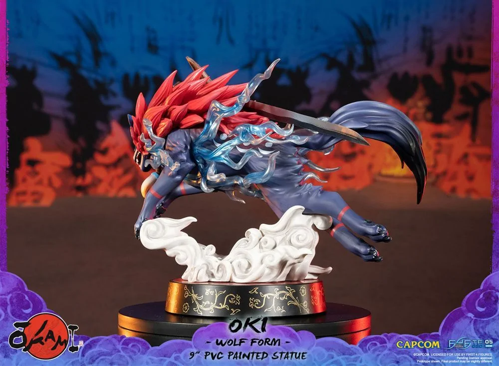 Okami F4F Oki (Wolf Form) 9 Inch PVC Figure - Image 12