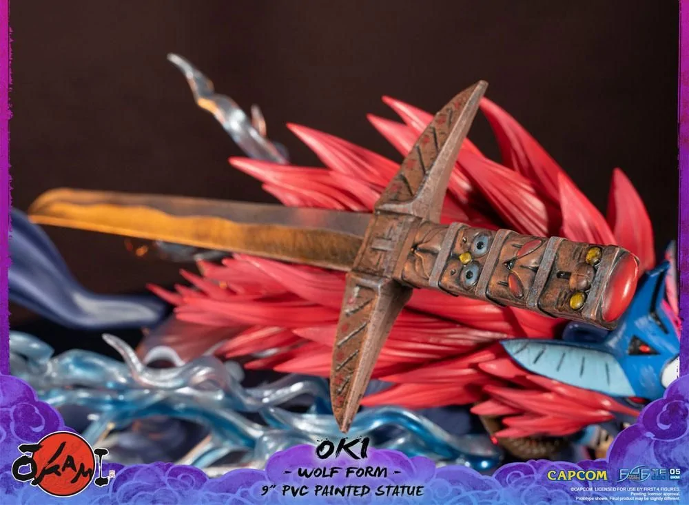 Okami F4F Oki (Wolf Form) 9 Inch PVC Figure - Image 20