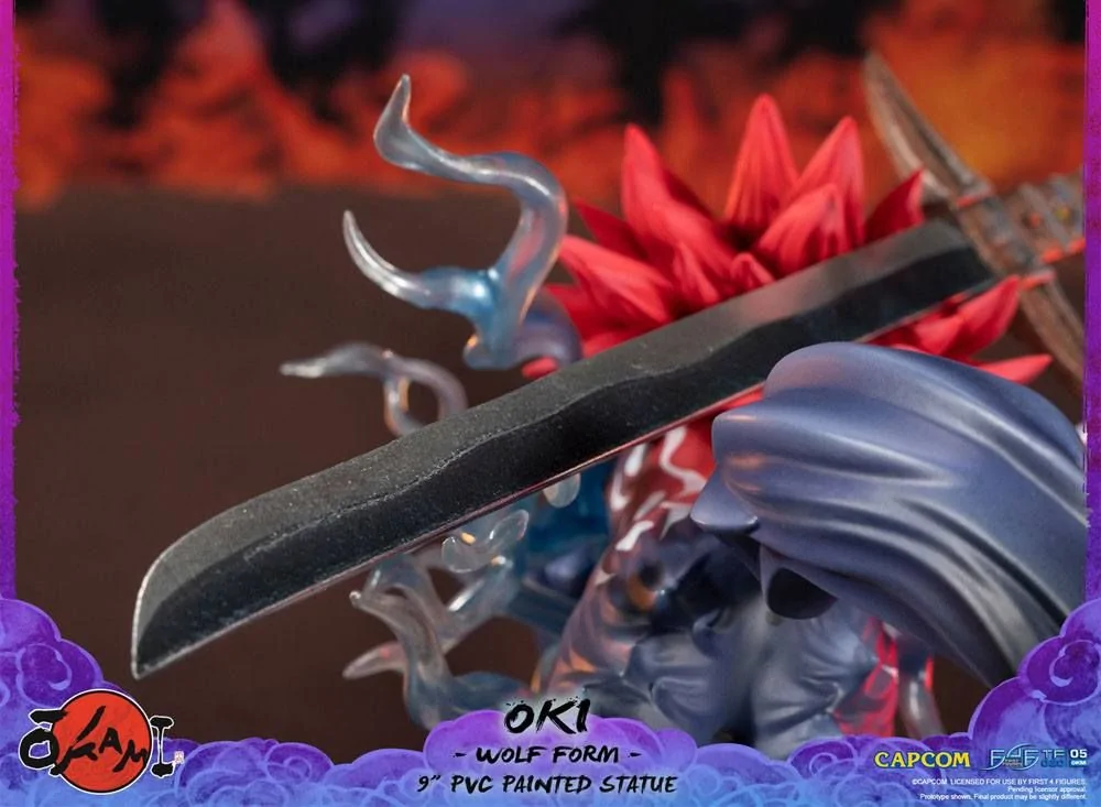 Okami F4F Oki (Wolf Form) 9 Inch PVC Figure - Image 21