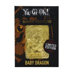 Yu-Gi-Oh Baby Dragon Limited Edition 24K Gold Plated Metal Card