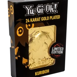 Yu-Gi-Oh Kuriboh Limited Edition 24K Gold Plated Metal Card