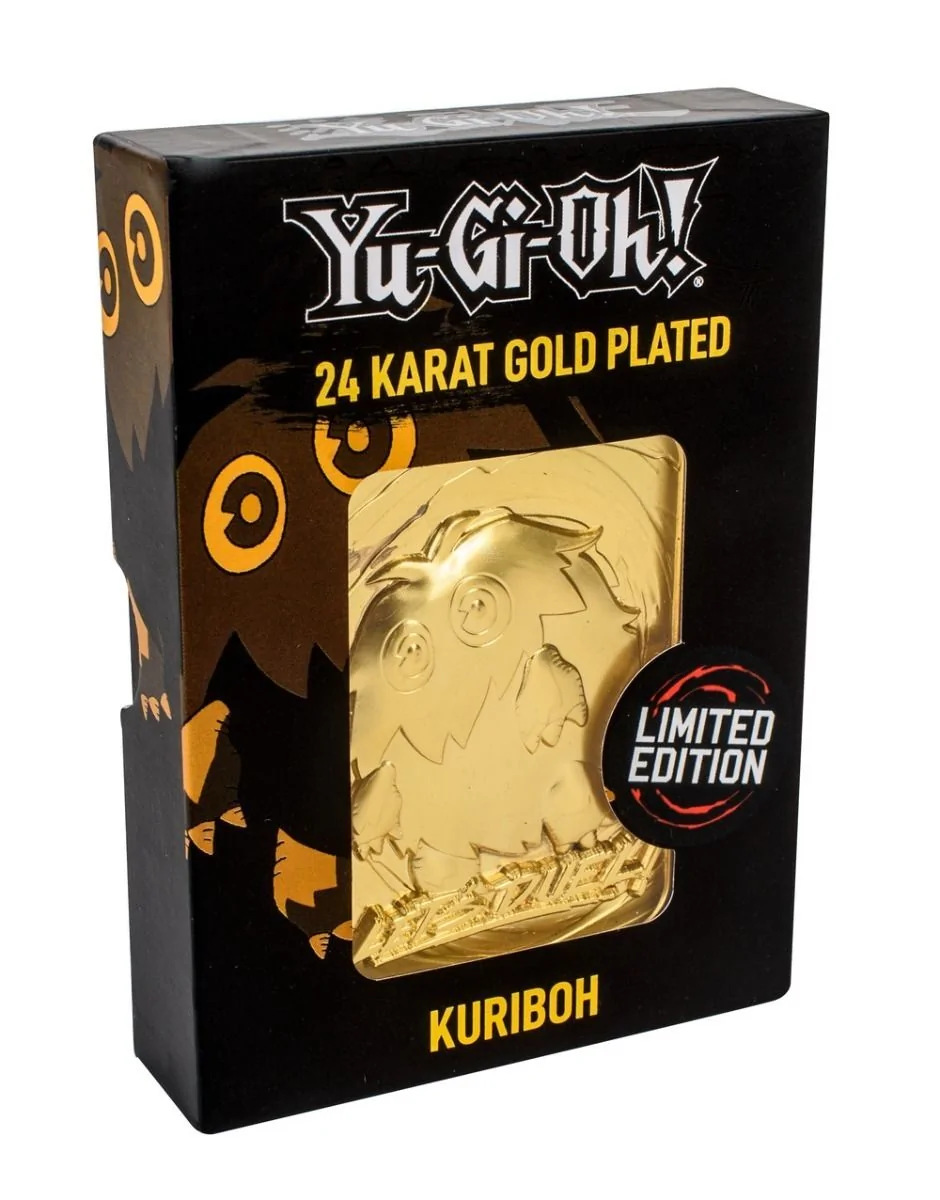 Yu-Gi-Oh Kuriboh Limited Edition 24K Gold Plated Metal Card